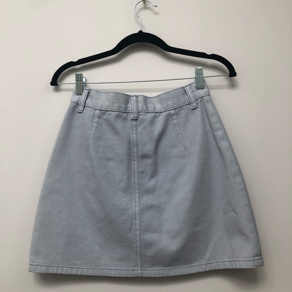 MINKPINK Denim Blue Mini Skirt - Picture 3 of 3